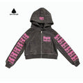 New Street Fashion Brand Y2K Retro Punk Gothic Pullover Hoodie With 3D Digital Printing Around Casual Loose Hooded Sweatshirt