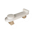Northern Europe Light Luxury Lamb Wool Change Shoes Bench Solid Wood Household Entryway Wear for School Use