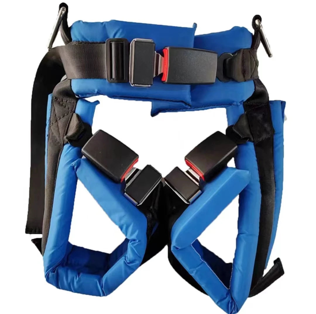 Factory Sale Top Quality Safety Belt Double Buckle Bungee Belt Bungee Jumping Harness Red/blue/green/black Color Options
