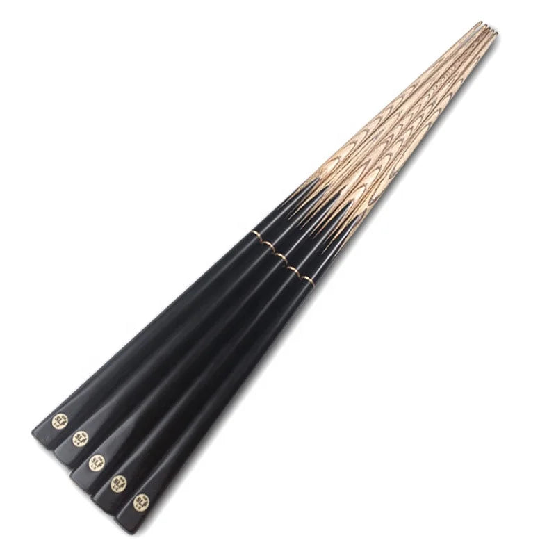 3/4 Brass 3-Piece Snooker Billiard Cue Stick with Ash Shaft & 10mm Tips Jointed Cue for Snooker & Billiards