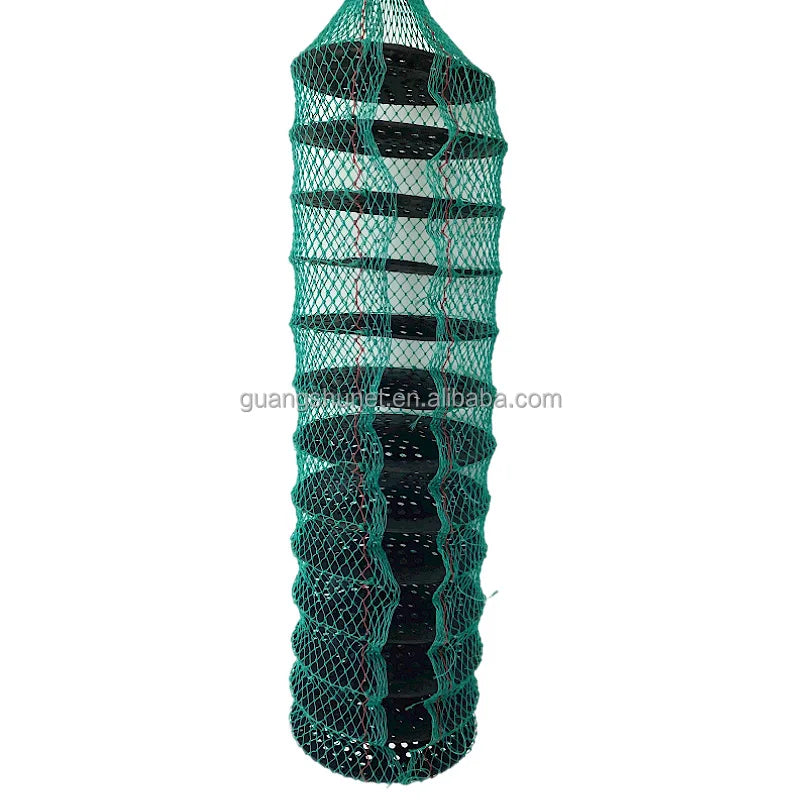 100% HDPE square or Cylindrical Aquaculture Equipment Fish Farming Cages oyster Scallops Lantern Net