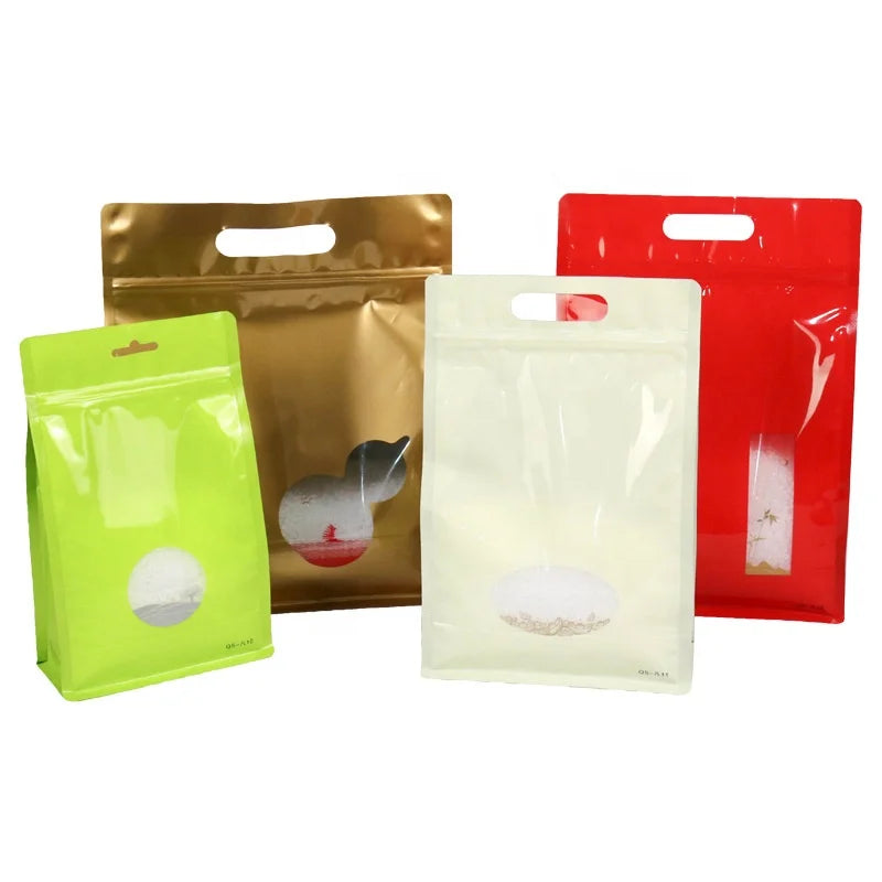Custom Eco-Friendly 12-16 oz Stand-Up Coffee Bag Resealable Zipper Pouch Flat Bottom Moisture-Proof for Food for Coffee Storage