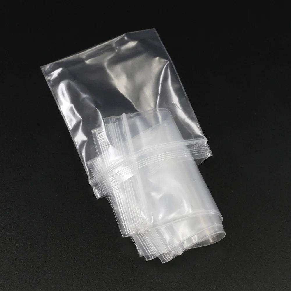 Factory Price 23x33cm Sealing Bags Zipper Clear Resealable Transparent Storage Bags Factory Dispenser Transparent Bag