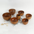 Japanese Style Natural Jujube Wooden Bowl Solid Wood Household Soup and Rice Bowl