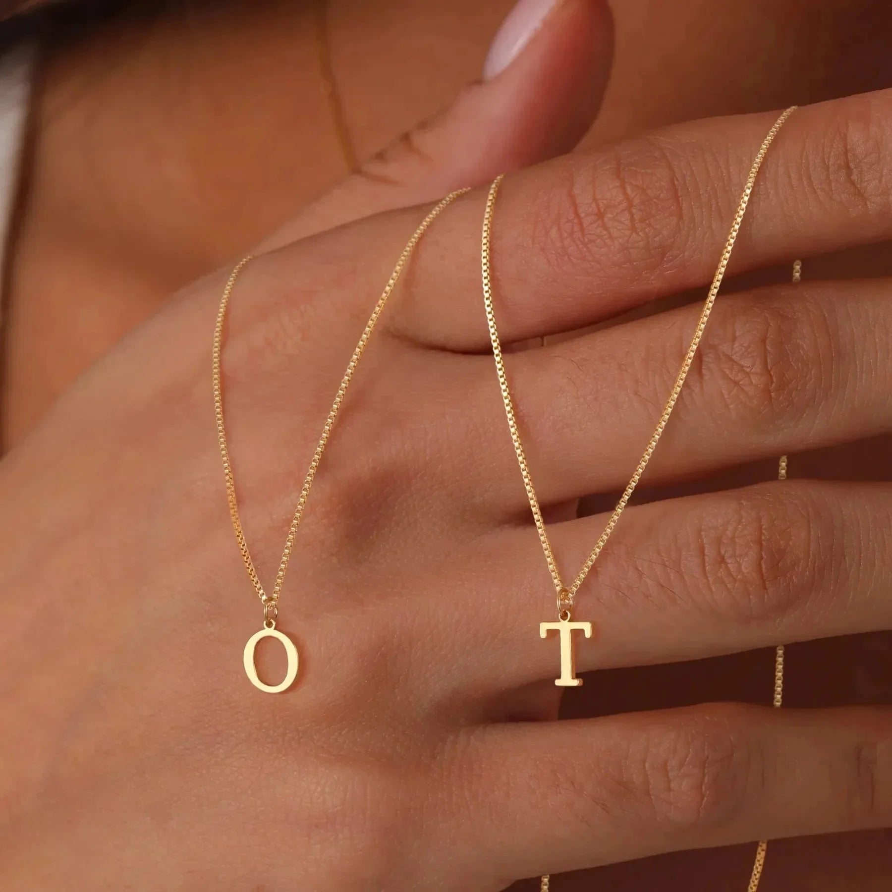 26 Letter Pendant Necklace R.GEM. Girl Gift Trendy Wedding Fashion Chic Jewelry S925 Sterling Silver Charm Chain Choker
