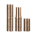 HUIHO Luxury Cosmetics Packaging Custom Empty Gold Lipstick Tube Round Lip Balm Lipstick Containers