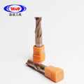 Strawberry Solid Cutters Cnc 4Mm 6Mm Two Flute Spiral up 1/4 Carbide Cutter End Mill 2F 3/8 Compression Router Bit