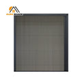 Hot Selling Folding Screen Aluminum Alloy Frame Accordion-style Pleated Mesh Window Pliss Mosquito Net Window Horizontal Rolling