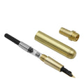 Wholesale Woodturning Craft Solid Brass Pen Parts Wooden Pen Making Kits DIY Wood Turning Tubeless Fountain Roller Ball Pen Kit