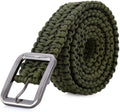 100% Handmade Tactical Paracord Belt with Metal Buckle for Survival Outdoor Hunting Training