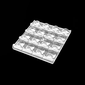 16-in-1 LED Street Light Module with Durable Plastic Optical Lens Made From PC Material