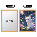 A4 Cute cat Photo Frame DIY Wall Art with LED High Demand Manga Painting Design Acrylic Home Decoration Canvas Support