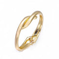 Open Cuff Twisted Love Knot Bangle Bracelet New Gold Plated Jewelry for Women Fashionable Women's Fashion Cuff Bracelets