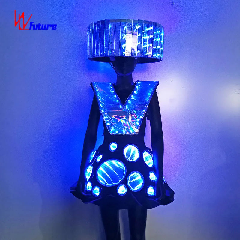 LED Starry Sky Creative Luminous Clothing Theme Music Performance Clothing