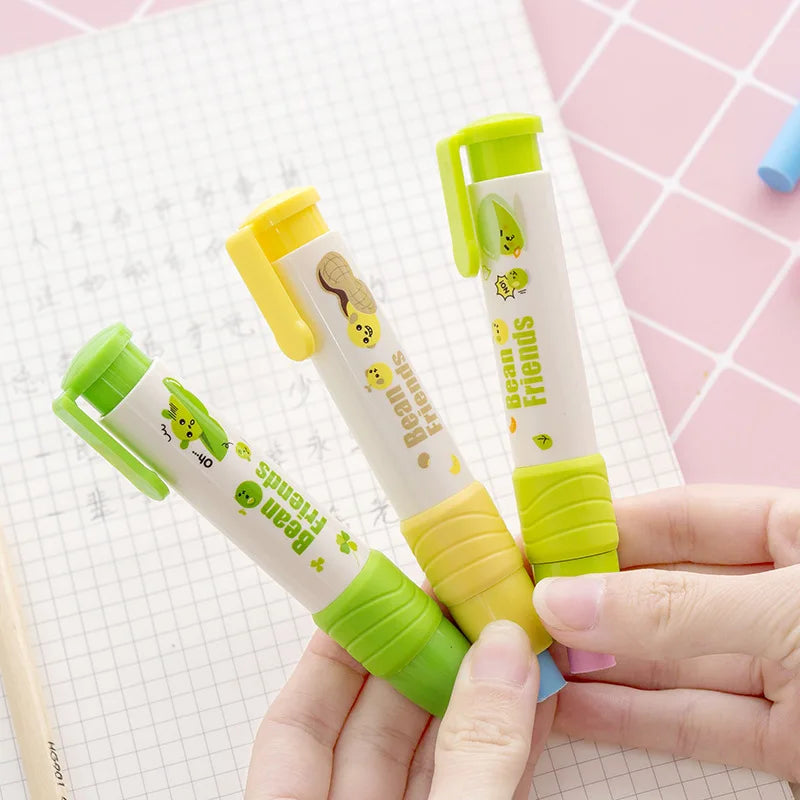 Creative Push-Type Pencil Eraser Student Stationery Drawing Eraser Office Style