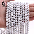 Moq Is 200 Strands Howlite Beads 6/8/10mm Natural Stone Beads Smooth Natural White Howlite Beads