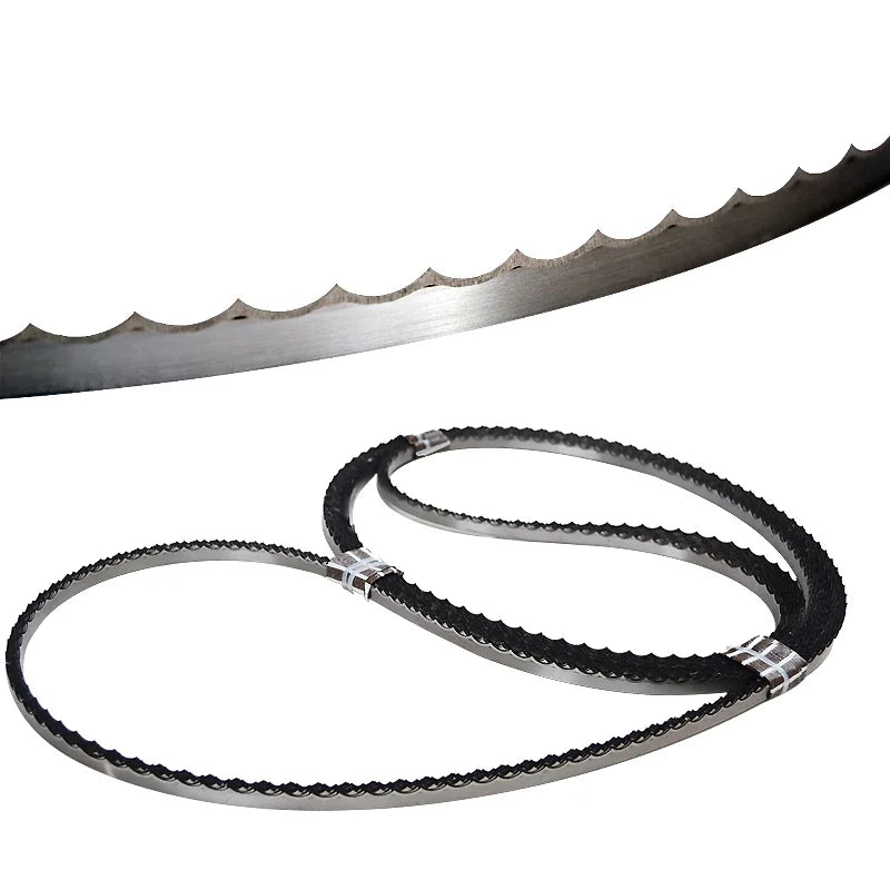 Bread Slicer Band Knife Blades for Band Saw Blade Scalloped Teeth Cutting Cardboard Cloth Foam Leather Rub Bread
