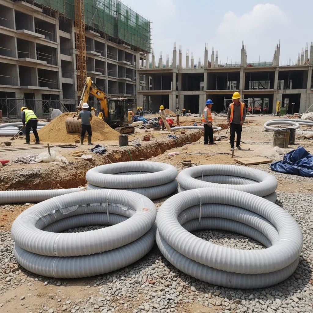 Underground Permeable Pressure-resistant Plastic Corrugated Pipe