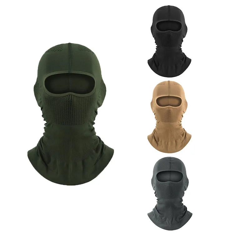 ANGBOW Customizable Unisex Cycling Ski Mask Balaclava Breathable Nylon+Spandex Full Face Cover One Hole Sports Fishing