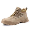 GUYISA European Standard Steel Toe Safety Shoes Four Seasons Rubber Sole Wear-resistant Workwear Series Safety Shoes