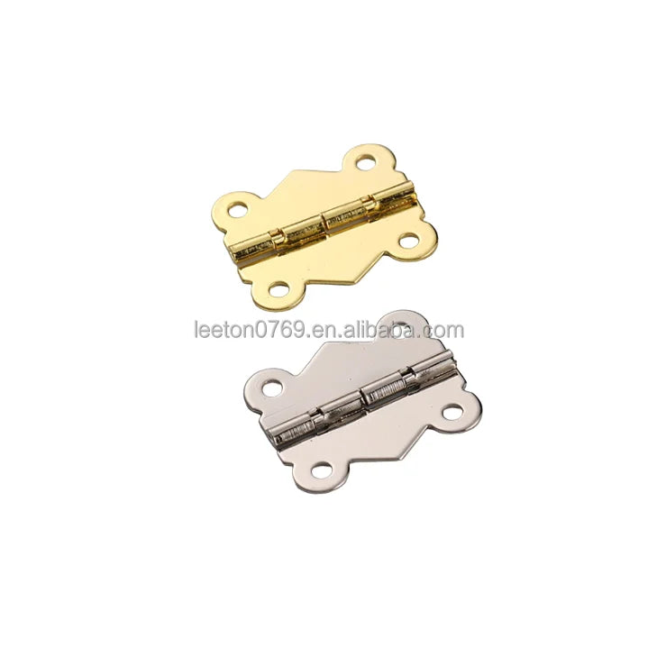 Stock Supply Good Quality 25 X 27 mm 90 and 180 Degree Metal butterfly Box Hinge