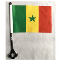 Custom Printing Bicycle Flag National Flag Polyester Handlebar Senegal Flag  for Outdoor Cycling Decoration