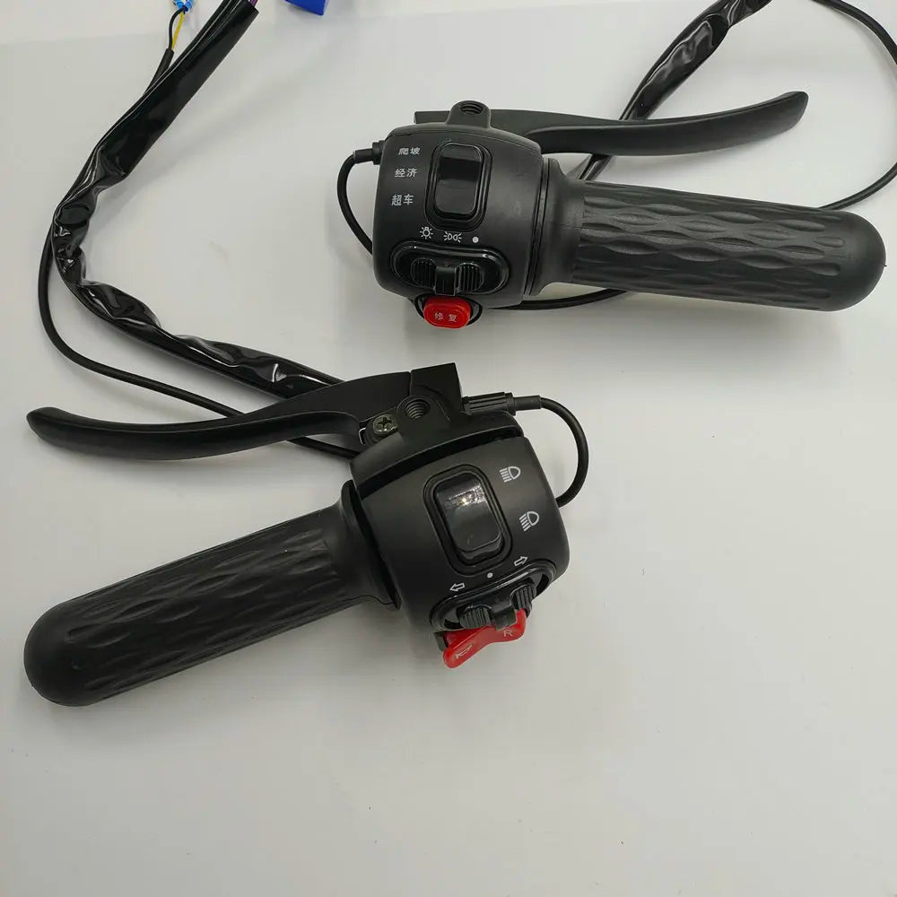 Electric Bicycle Handle Seat Switch Little Turtle King Five Generation Integrated Handle Combination Switch With Horn Headlight