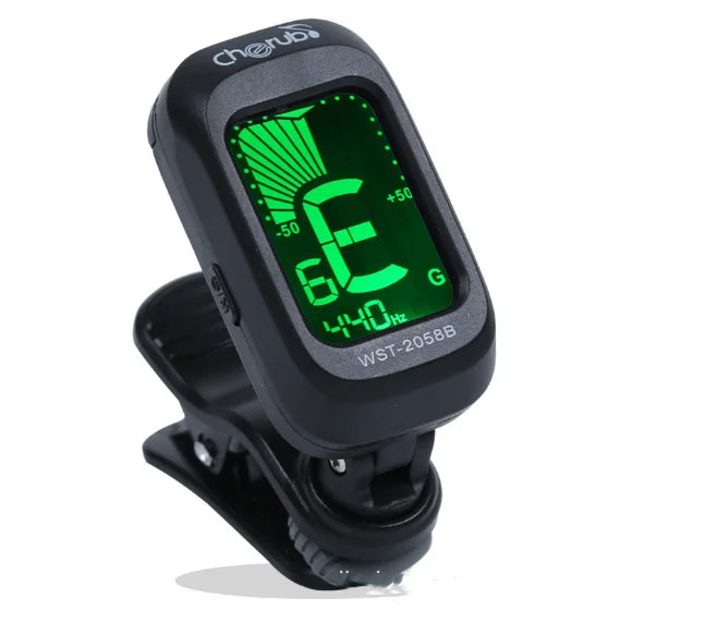 Hot Sale Professional T-2058B Acoustic Guitar Tuner Clip for Musical Instrument Accessories