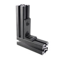China Manufacturer Rohs Oem Odm 15 Series 6341 3 Hole Corner Brackets Part L Shape Connector for Aluminum Profile 10/15 Inches