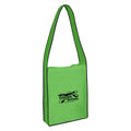 Ruthbag Everyday Non-Woven Shopping Messenger Tote Bag with Zipper Closure Long Handle Medium Size Letter Pattern