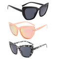 CONCHEN 2025 New Trendy Oversized Sun Glasses Cat.3 UV400 Big Plastic Frame Custom Logo Printing Fashion Sunglasses Newest Women
