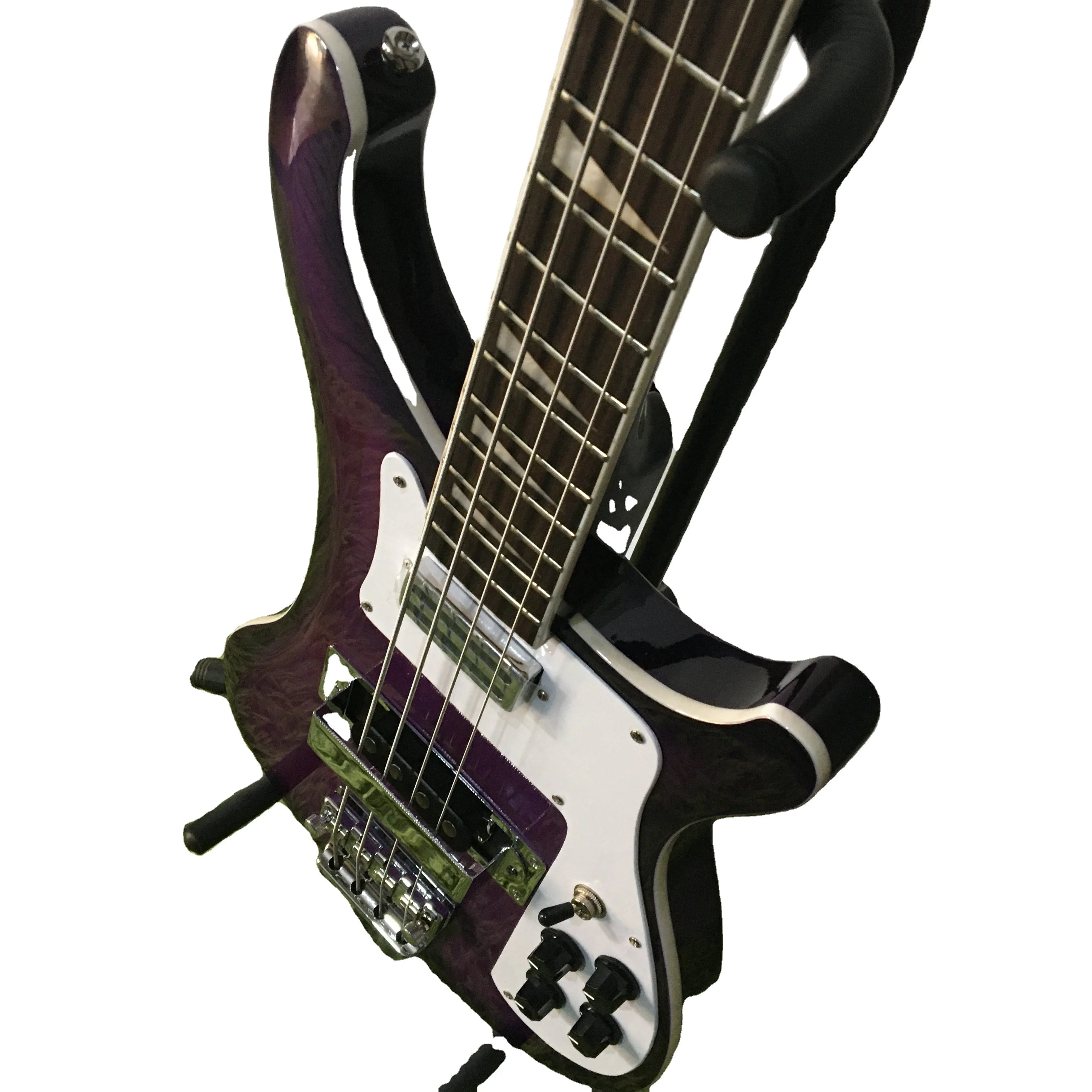 OEM Brand Custom Factory 4-String Electric Bass Guitar with Maple Neck Thru Side Back Material