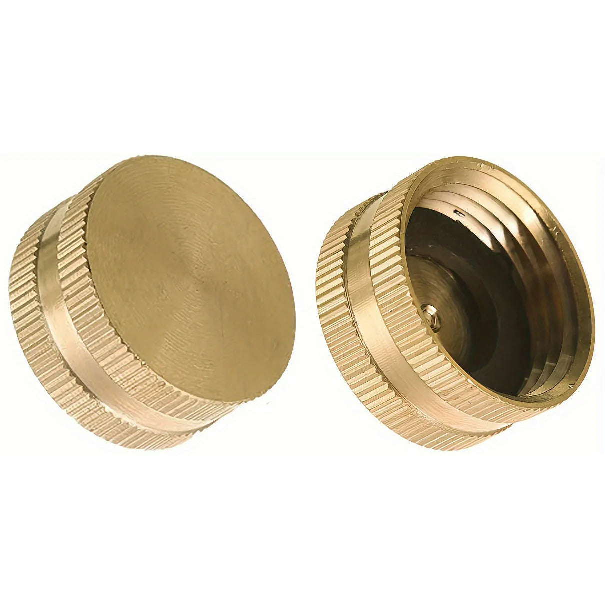 American 3/4 Inch Female Cap Brass Garden Hose Outlet Closure Cap Hose End Cap Plug