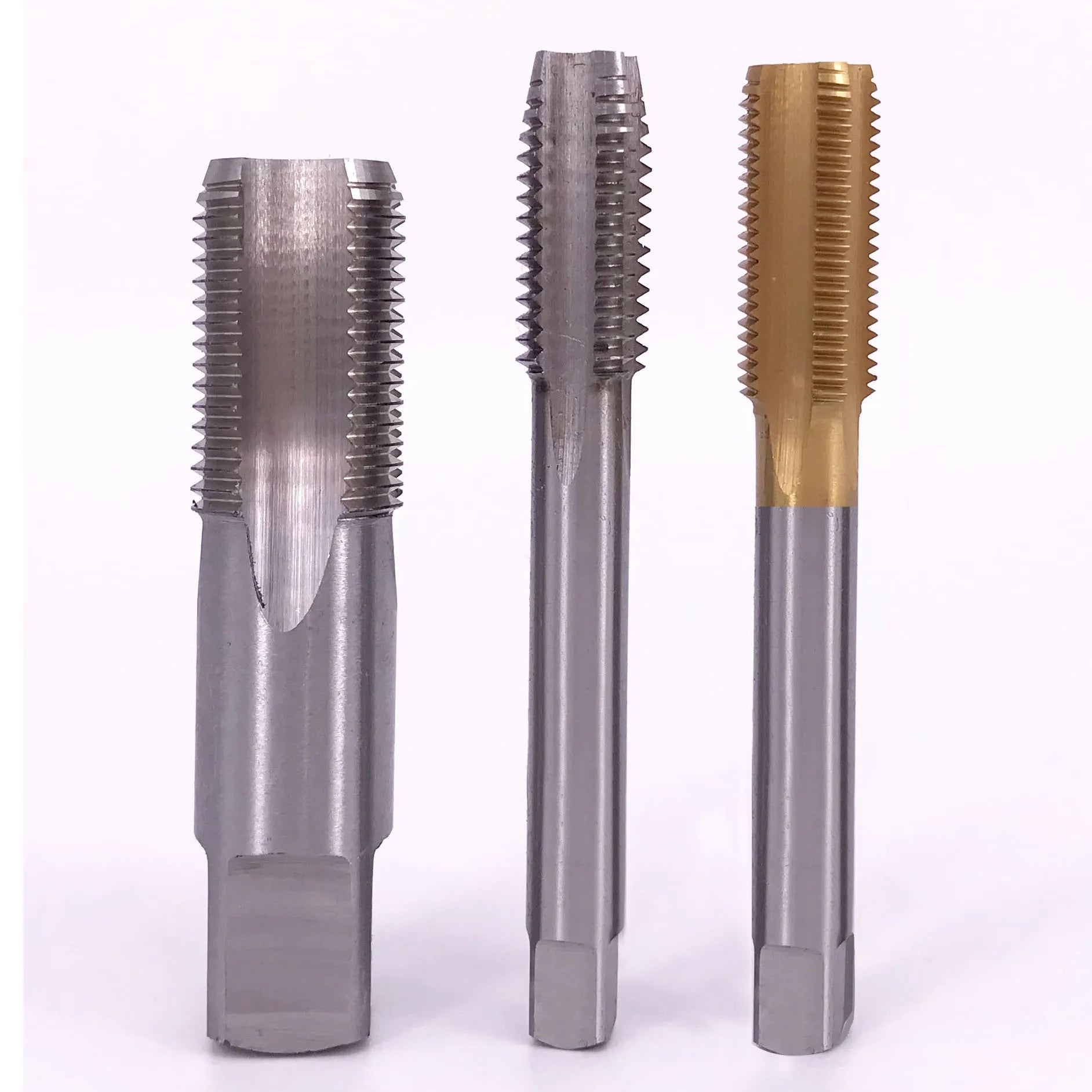 Screw Thread Taps Titanium Coating Hss Machine Tap Carbide Tapping Tool