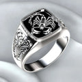 Punk Mens Fashion Big Ring Jewelry Hip Hop Vintage Silver Plated Animal Scorpion Rings for Men Boy Wholesale