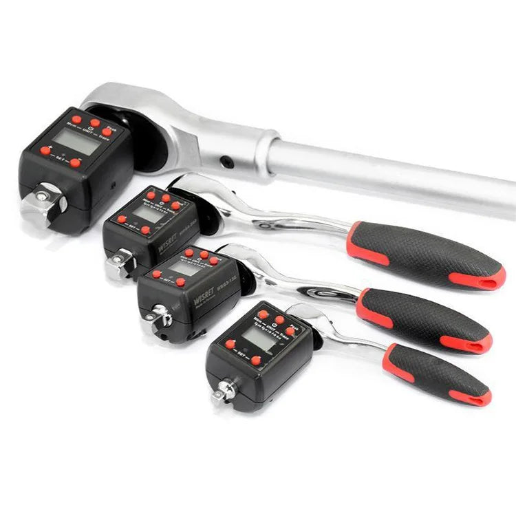 Digital High Torque Wrench 1.5-600N.m Adapter Electronic Digital Display Torque Meter