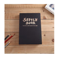 POTENTATE Rustic Bound Sketchbook Open Flat 100GSM Artist Journal Pad