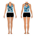 Sports Team Warm up Top and Shorts Cheer Warm up Sets Dance Academy Practice Clothes
