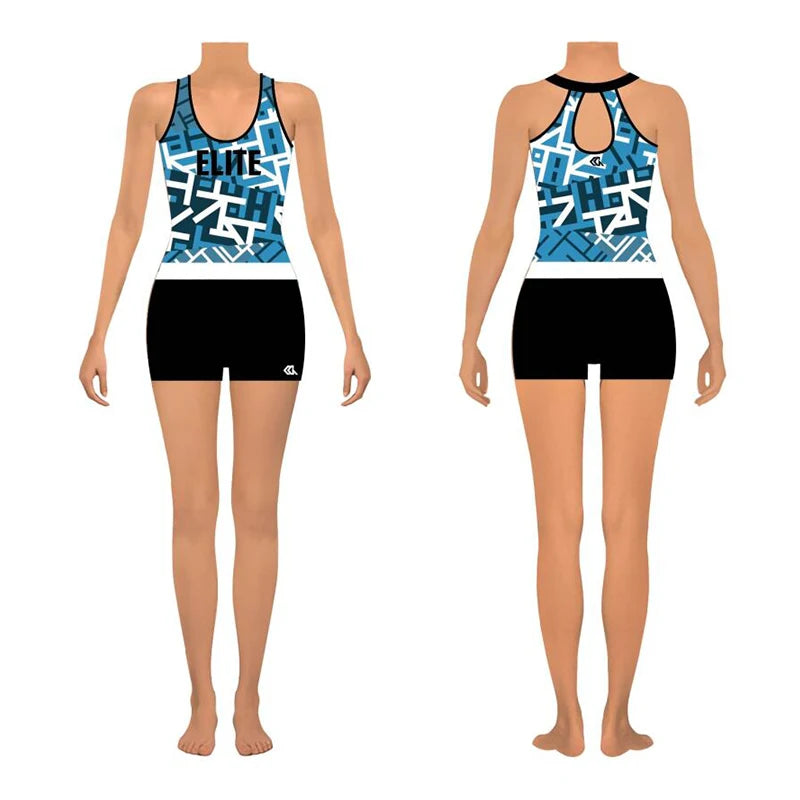 Sports Team Warm up Top and Shorts Cheer Warm up Sets Dance Academy Practice Clothes
