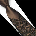 Free Shipping High Quality 6cm Silk Slim Men Tie Luxury Floral Dot Neckties for Men Business Wedding Party