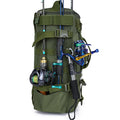 Marksman Fashion Seam-sealed Waterproof Oxford Zipper Angler's Backpack Extra-large Capacity Fishing Gear Backpack