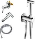 Polished Chrome Hot and Cold Brass Rough-in Valve Stainless Steel Cleaner Spray Personal Hygiene for Women