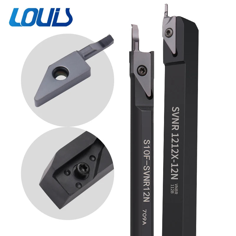 Small Microhole Boring Tool Bar VNBR Internal Hole Slot Tool with Insert Type PVD Coating OEM Customizable S12F/S16H-SVNR12N