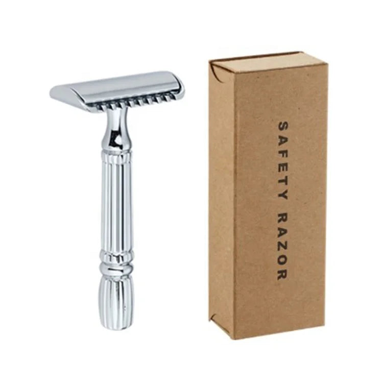 FYD Premium Quality Zinc Alloy Shaving Safety Razor Double Edge Private Label Safety Razors With Blades for Men