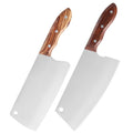 7/8 Inch 5cr15 Stainless Steel Meat Cutting Kitchen Knives Chinese Chopping Carbon Steel Cleaver for Vegetables Meat Slicing