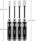 RC Tools Metal Hex Driver Set Allen Screwdriver Flat Head Hexagon Screwdrivers Wrench Tool Kit 10-in-1 RC Quadcopter Helicopter