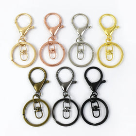 Meetee BF579 25mm DIY Hardware Accessories High-grade Alloy Bag Buckle Lobster Clasp Keychain Hook Buckles