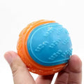 Wholesale 6.5cm Indestructable Dog Ball TPR  Squeaky Dog  Balls for Chewing Instinct Training Squeaky Dog Toys