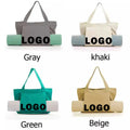 Yoga Pilates Cushion Bag Canvas Handbag Outdoor Exercise Equipment Travel Yoga Shoulder Bag Storage Bag