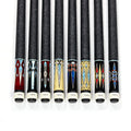 Billiards 1/2-pc Top   Canada Maple Wood Pool  Style  Pool Cue WIth148.5cm12.5mm Cue Stick